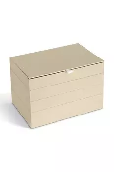 Bigso Box of Швеция Шкатулка для драгоценных украшений, 4 шт Bigso Box Of Sweden, цвет beige
