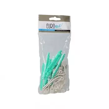 Бигуди 12 Двухцветный Короткий N6 Eurostil