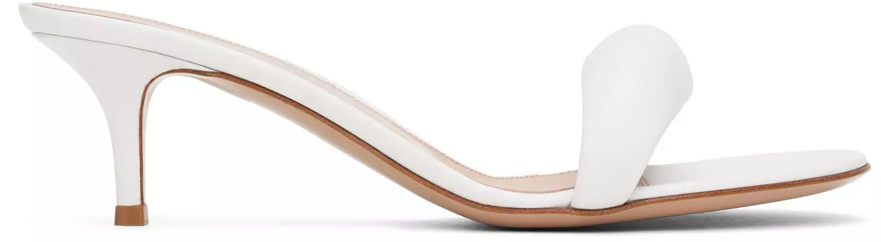 Bijoux 55 Мюли Gianvito Rossi, белый