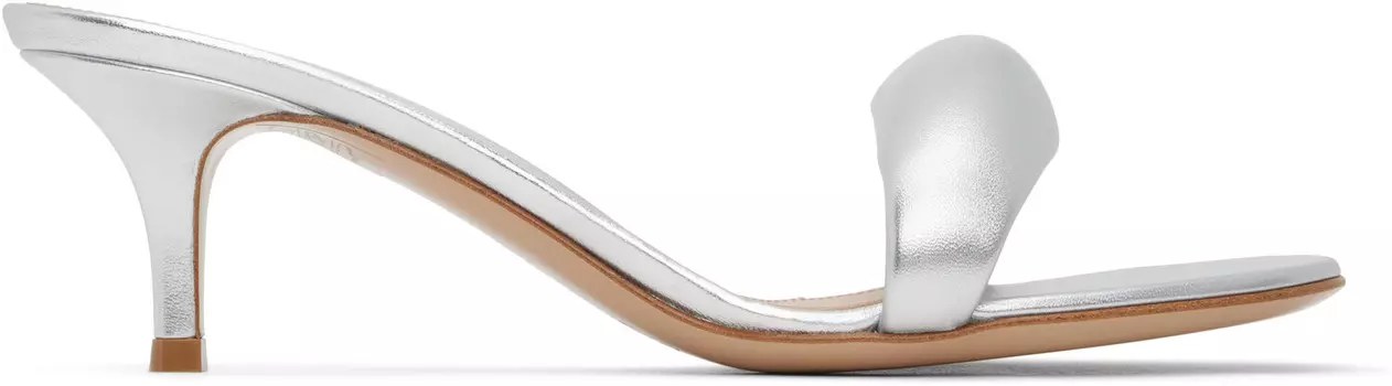 Bijoux 55 Мюли Gianvito Rossi, Silver