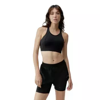 Bikila Born Living Yoga Женский спортивный топ, чёрный