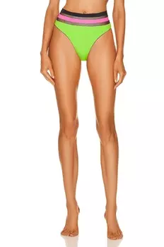 Бикини Agent Provocateur Zenaya Big Brief, цвет Black, Apple Green, & Pink