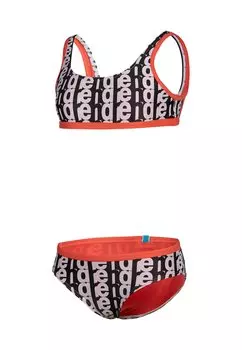 Бикини Arena, белый мультикалипсо коралловый