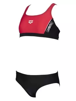Бикини Arena Bikini, цвет Schwarz/Beere