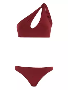 Бикини асимметричного кроя Federica Tosi, красный