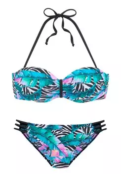 Бикини-балконет VIVANCE, цвет Cyan blue