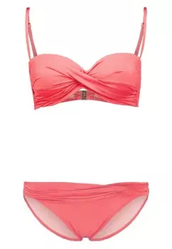 Бикини BANDEAU BIKINI SET LASCANA, оранжевый
