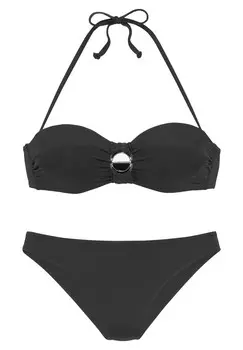 Бикини BANDEAU SET JETTE, черный