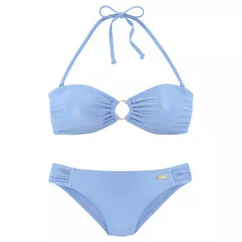 Бикини-бандо для женщин LASCANA, цвет blau