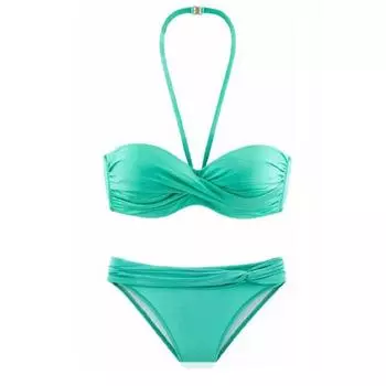 Бикини-бандо на косточках, LASCANA для женщин, цвет gruen