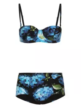 Бикини Bluebell с лифом-балконет DOLCE & GABBANA, синий