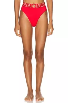 Бикини Боттом VERSACE, цвет Rosso
