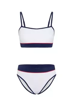 Бикини-бюстье с полосками CHIEMSEE, цвет Star White