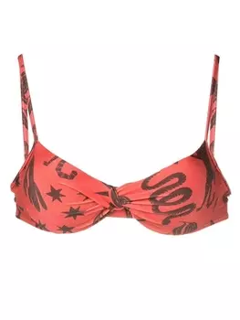 Бикини Cassis с принтом Lygia & Nanny, коричневый