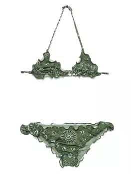 Бикини Cris MC2 Saint Barth Kids, зеленый