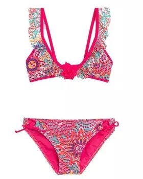 Бикини для девочки с декоративным цветком Dolores Corts, мультиколор