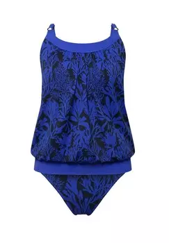 Бикини ELASTIC TANKINI SET Ulla Popken, темно-синий