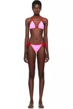 Бикини Gina с контрастной отделкой Hunza G, мультиколор