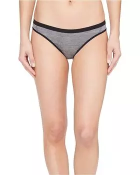 Бикини Icebreaker Siren Merino, цвет Gritstone Heather/Black