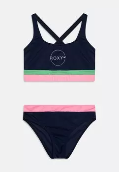 Бикини ILACABO ACTIVE CROP SET Roxy, цвет naval academy