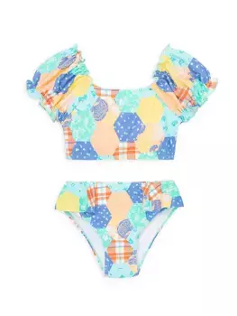 Бикини из двух частей для маленьких девочек и девочек Peek, цвет print