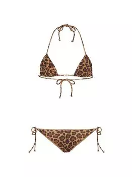 Бикини из лайкры Animalier Valentino, животный принт