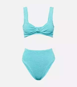 Бикини Jamie с высокой посадкой Hunza G, синий