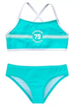 Бикини KangaROOS T-shirt Bikini Sporty, бирюзовый