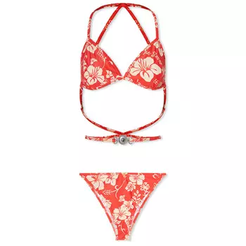 Бикини Marine Serre Floral Print Bikini, красный