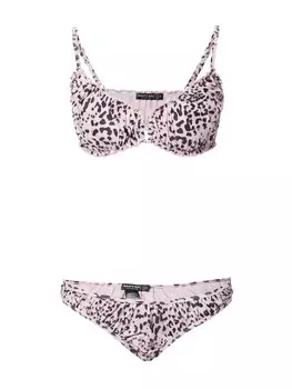 Бикини-минимайзер Nasty Gal, розовый