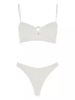 Бикини Misty с искусственным жемчугом Hunza G, белый