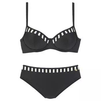 Бикини на косточках для женщин LASCANA, цвет schwarz