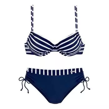 Бикини на косточках для женщин LASCANA, цвет blau
