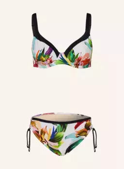 Бикини на косточках floral rainbows Charmline, черный