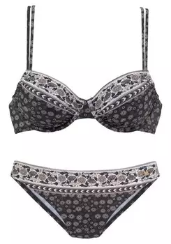 Бикини на косточках JETTE T-shirt Bikini, черный