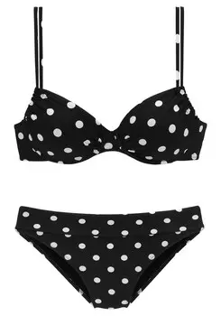 Бикини на косточках LASCANA Balconette Bikini, черный