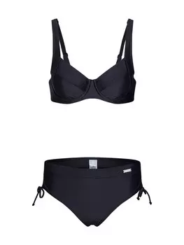 Бикини на косточках LASCANA T-shirt Bikini Wire-Bikini Set, черный