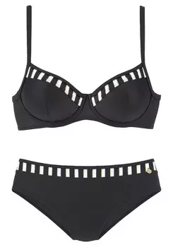 Бикини на косточках LASCANA T-shirt Bikini, черный