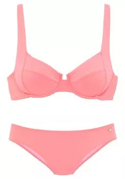 Бикини на косточках s.Oliver T-shirt Bikini, розовый