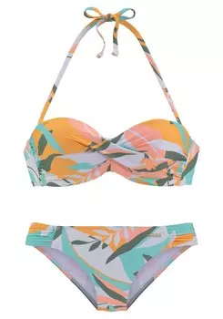 Бикини на косточках SUNSEEKER Bandeau Bikini, разноцветный