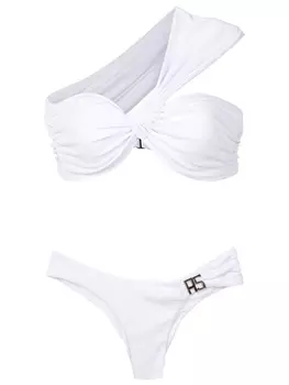 Бикини на одно плечо Amir Slama, белый