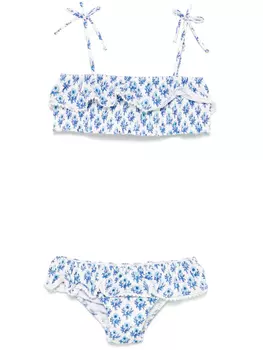 Бикини Radical Flowers MC2 Saint Barth Kids, белый