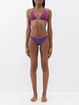 Бикини raie крючком Zimmermann, фиолетовый