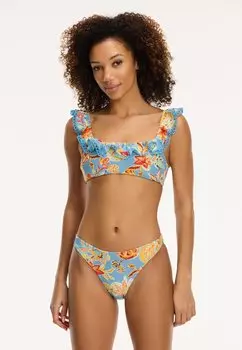 Бикини ROSE RUFFLE SCOOP SET Shiwi, цвет blue fruity blues