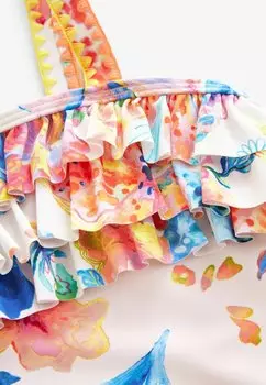 Бикини Ruffle Regular Fit Set Next, синий