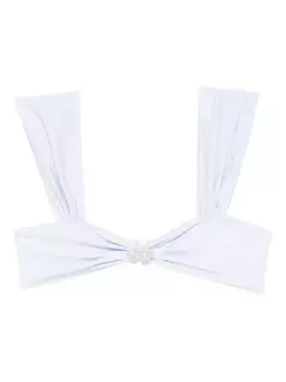 Бикини с цветочной аппликацией Roberta Einer, синий