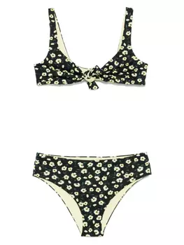 Бикини с цветочным принтом Fisico, черный