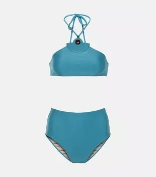 Бикини с деми-пуа Adriana Degreas, синий