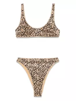 Бикини с леопардовым принтом Osree, коричневый