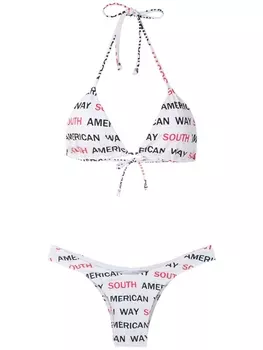 Бикини с логотипом Amir Slama, белый